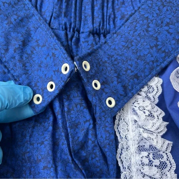 Vtg Fun & Fancy Square Dance Skirt with laces details and Pockets Women Size XS - Picture 5 of 9